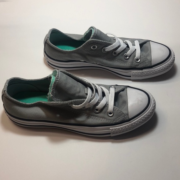 Converse All Star  - teal\gray - Picture 3 of 6